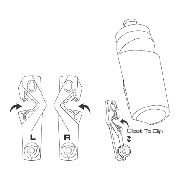 Birzman Cleat Water Bottle Set - Cycling Water Bottles - Image 3