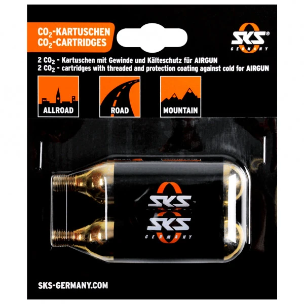 SKS Co2 Cartridge Threaded Box - CO2 Inflator